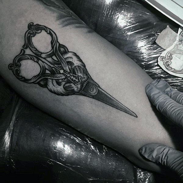 70 Scheren Tattoo Designs für Männer - Sharp Ink Ideen  