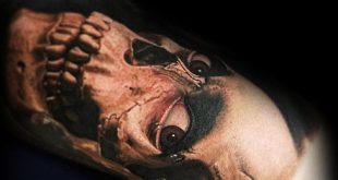 70 böse tote Tattoo-Designs für Männer - Buch der toten Tinte Ideen  