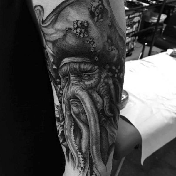 60 Davy Jones Tattoo Designs für Männer - Sailors Devil Ink Ideen  