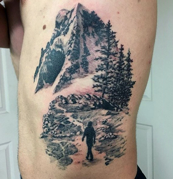 100 Natur Tattoos für Männer - Deep Great Outdoor Designs  