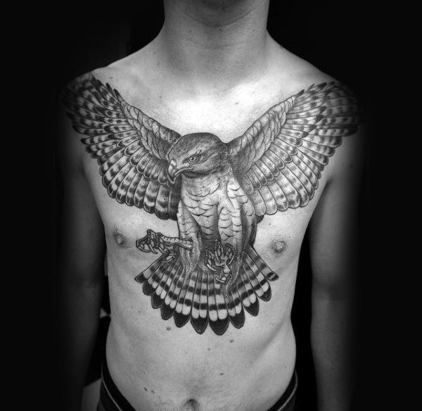90 Falcon Tattoo Designs für Männer - geflügelte Tinte Ideen  