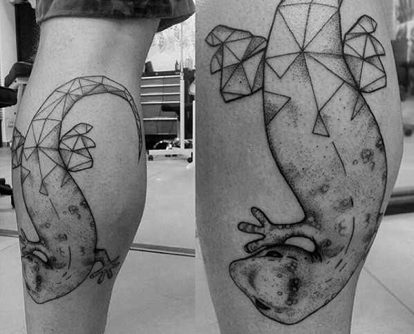 50 Gecko Tattoo Designs für Männer - Reptil-Tinte Ideen  