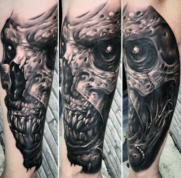 90 Dämon Tattoos für Männer - Devilish Exterieur Design-Ideen  