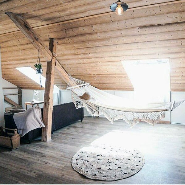 Top 40 besten Indoor Hängematte Ideen - Cosy Hanging Spots  