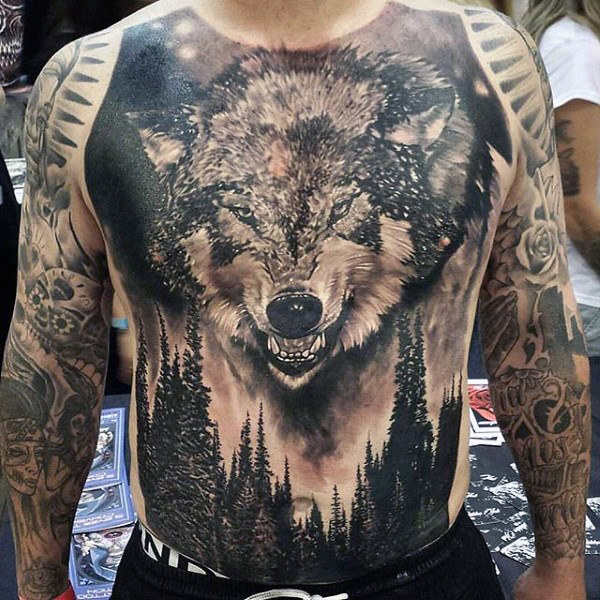 100 Natur Tattoos für Männer - Deep Great Outdoor Designs  