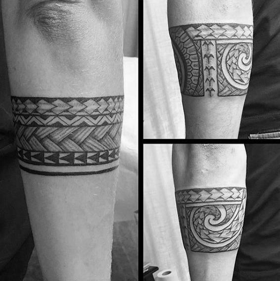 60 Tribal Unterarm Tattoos für Männer - Manly Ink Design-Ideen  