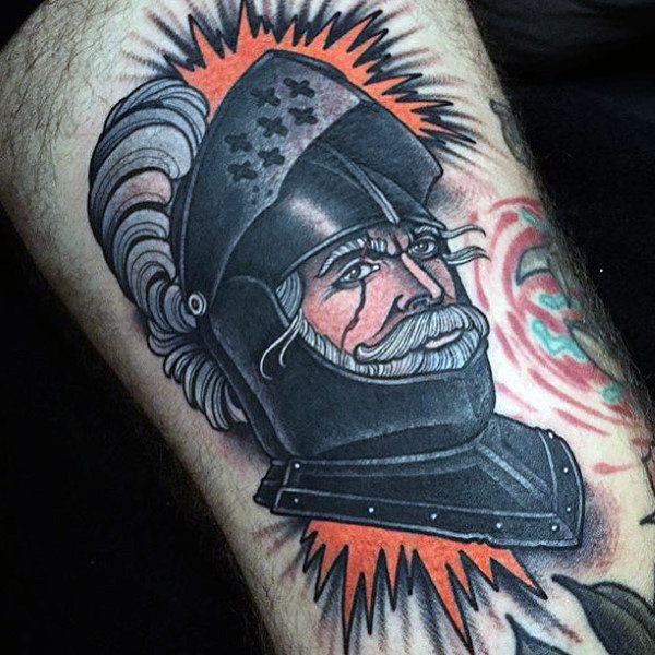 Top 80 besten Ritter Tattoo Designs für Männer - mutige und ehrenwerte Ideen  