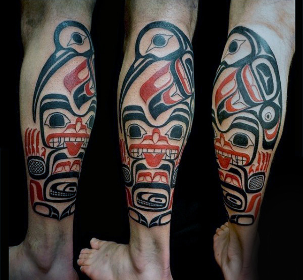 70 Haida Tattoo Designs für Männer - Tribal Ink Ideen  