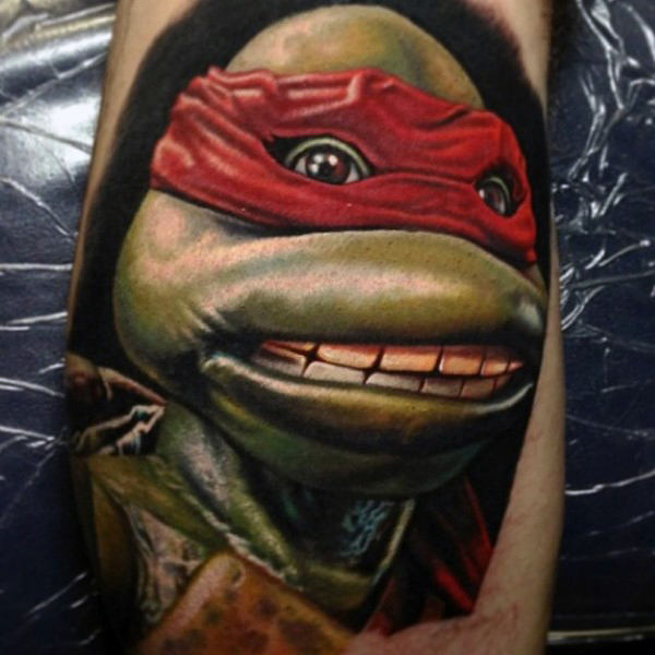 70 Teenage Mutant Ninja Schildkröte Tattoo Designs für Männer - Hero Ink Ideen  