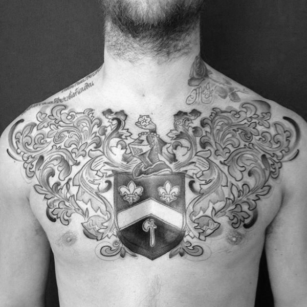 70 Fleur De Lis Tattoo Designs für Männer - stilisierte Lily Ink Ideen  