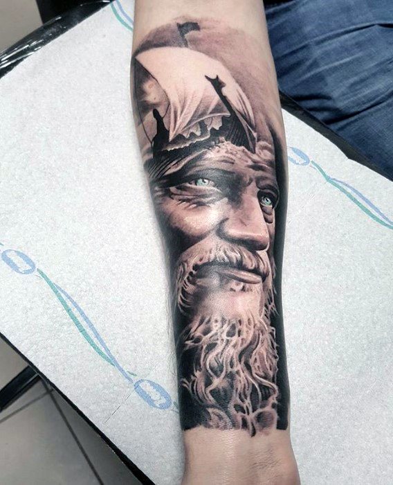 60 Ragnar Lothbrok Tattoo-Designs für Männer - Wikinger-Tinte Ideen  