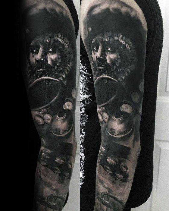 60 Super Sleeve Tattoos für Männer - Maskuline Design-Ideen  