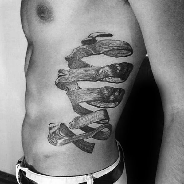 60 Mc Escher Tattoo Designs für Männer - Graphic Artist Ink Ideen  