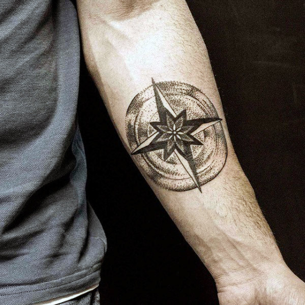 40 Sterne Tattoos für Männer - leuchtende Inspiration und Design-Ideen  