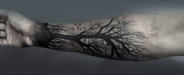 Tattoo Unterarm Baum Bedeutung