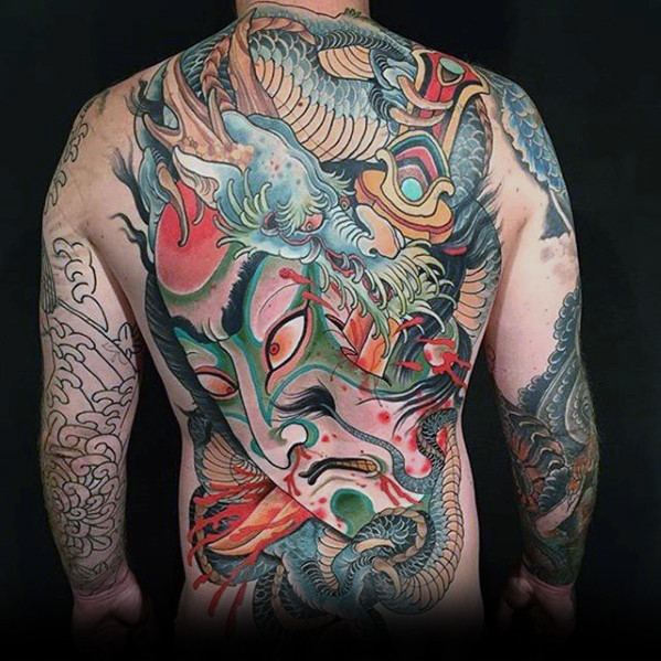 40 Badass zurück Tattoos für Männer - Maskulin Design-Ideen  