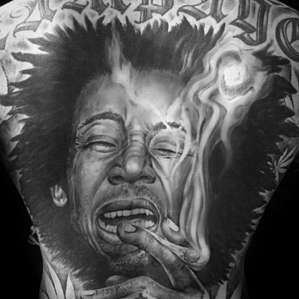 60 Bob Marley Tattoos für Männer - jamaikanische Design-Ideen  