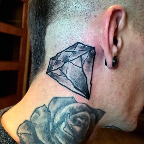 70 Diamant Tattoo Designs für Männer - Edelsteintinte  