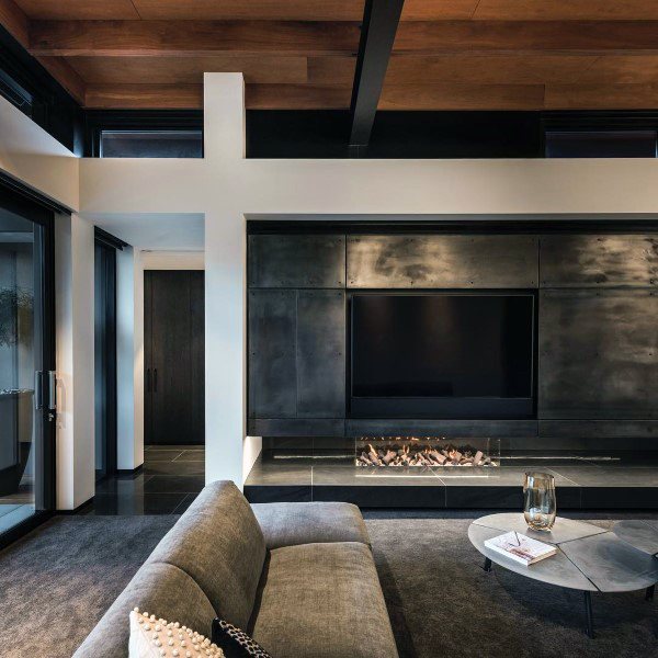 Top 70 besten modernen Kamin Design-Ideen - Luxus-Interieur  