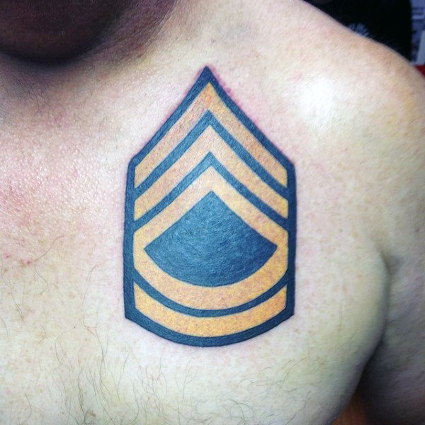 90 Army Tattoos für Männer - Manly Armed Forces Design-Ideen  