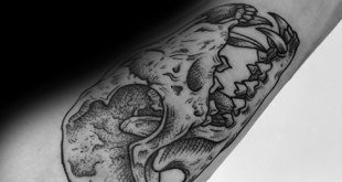 50 Fox Skull Tattoo Designs für Männer - Animal Ink Ideen  