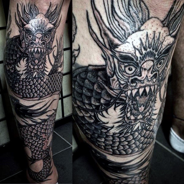 50 chinesische Drache Tattoo Designs für Männer - flammende Tinte Ideen  