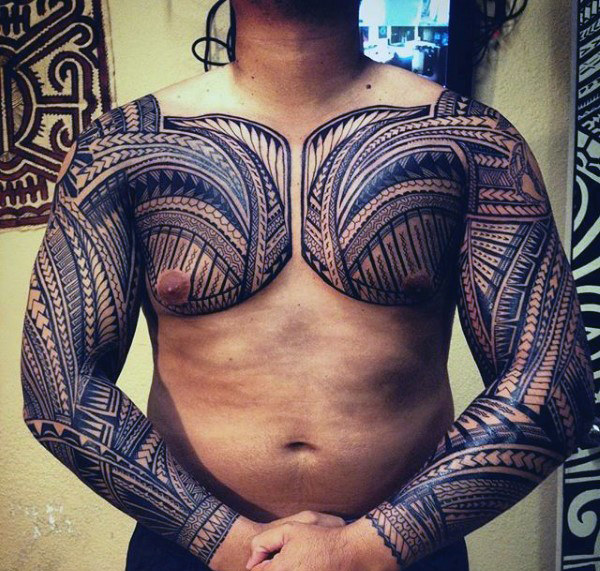 90 Samoanische Tattoo Designs für Männer - Tribal Ink Ideen  