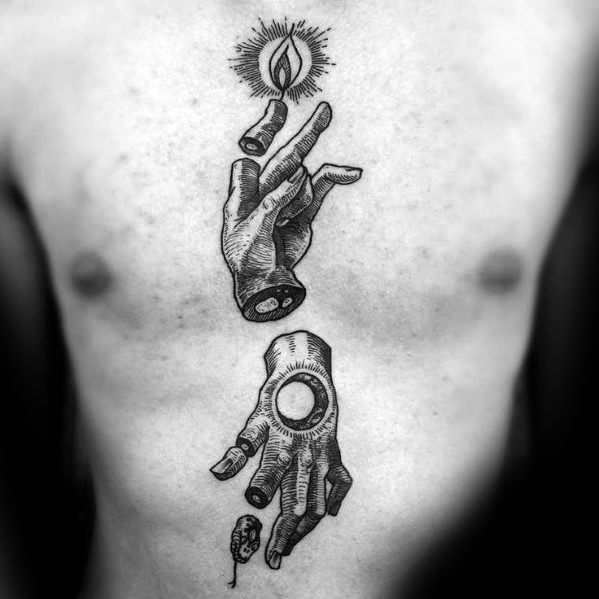 40 esoterische Tattoos für Männer - obskuren Design-Ideen  