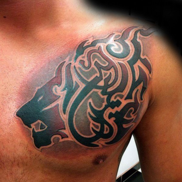 50 Tier Tribal Tattoos für Männer - Maskuline Design-Ideen  