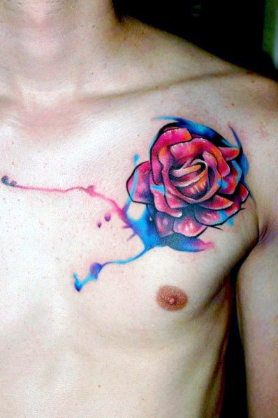 Top 35 Beste Rose Tattoos für Männer - eine komplizierte Blume  