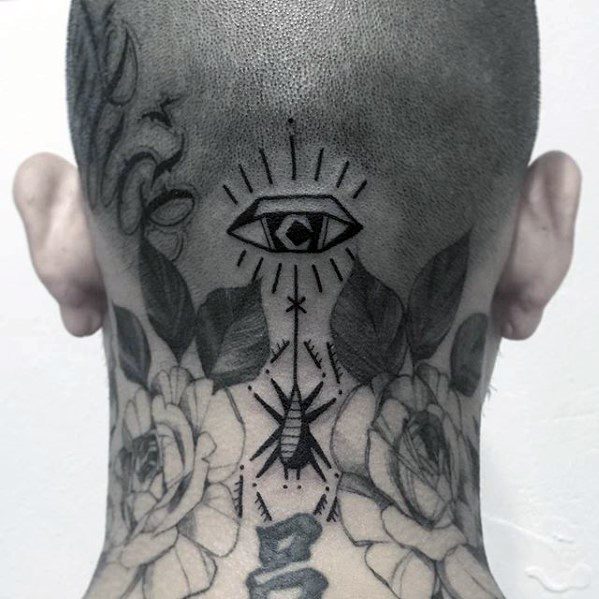 40 kleine Hals Tattoos für Männer - Masculine Ink Design-Ideen  