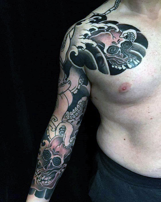 60 Super Sleeve Tattoos für Männer - Maskuline Design-Ideen  