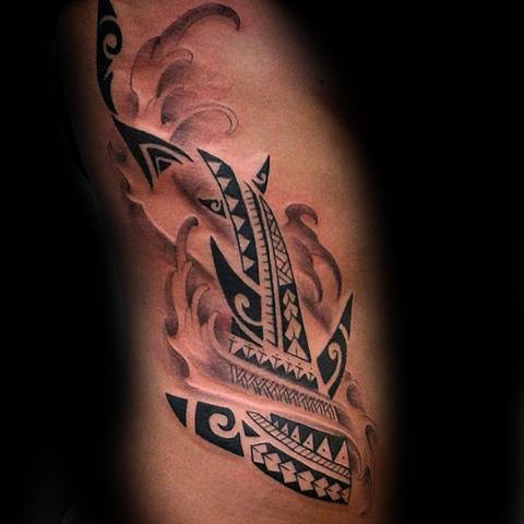 50 Tribal Shark Tattoo-Designs für Männer - Sea-Dweller-Tinte Ideen  