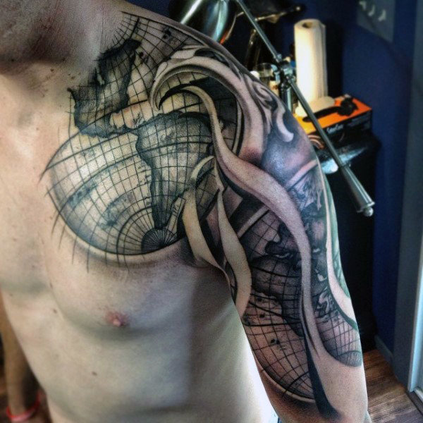 70 Viertel Sleeve Tattoo Designs für Männer - Masculine Ink Ideen  