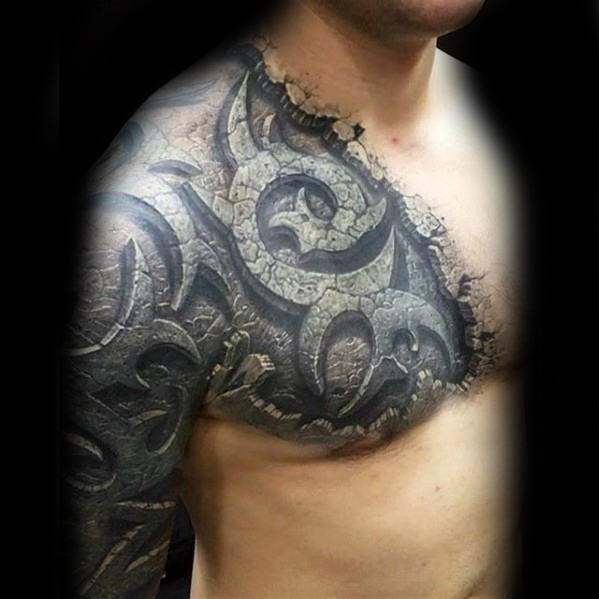 50 unglaubliche Tattoos für Männer - Undenkbare Tinte Design-Ideen  