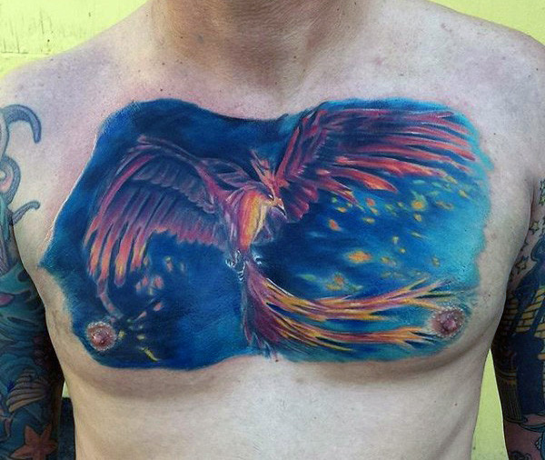60 Phoenix Tattoo Designs für Männer - Ein 1.400 Jahre alter Vogel wiedergeboren  
