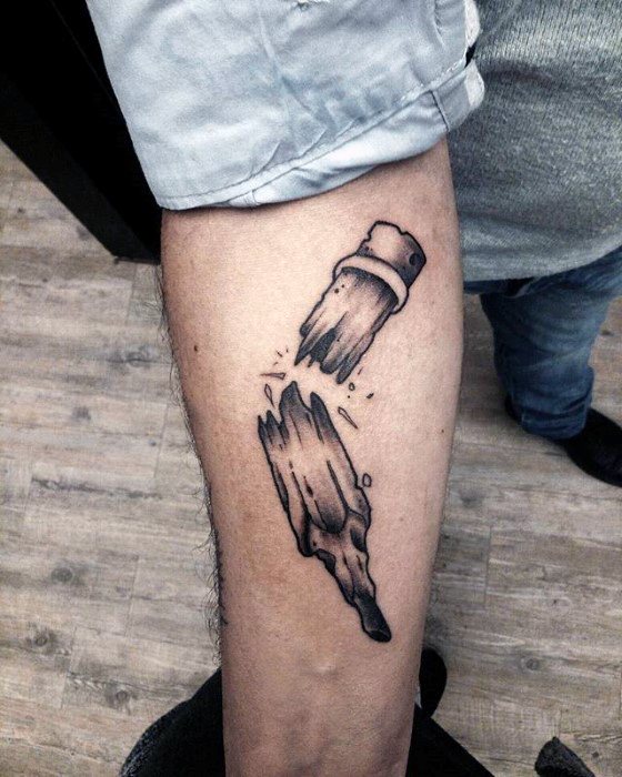 60 Bleistift Tattoo Designs für Männer - Graphittinte Ideen  