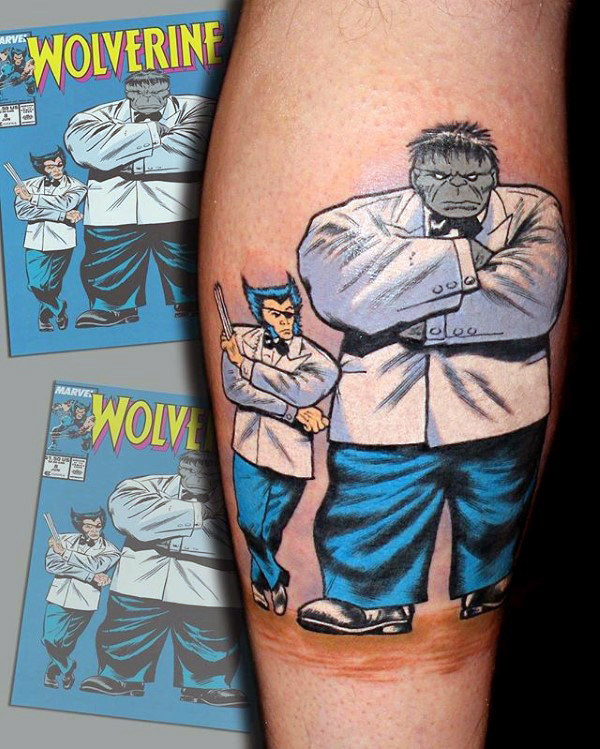 90 Wolverine Tattoo Designs für Männer - X-Men Ink Ideen  