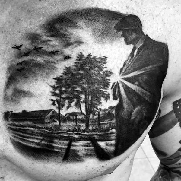 60 Landwirtschaft Tattoos für Männer - Landwirtschaft Design-Ideen  