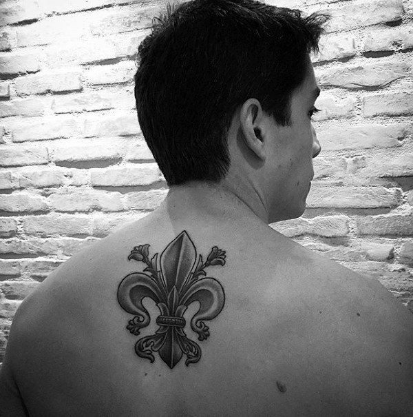 70 Fleur De Lis Tattoo Designs für Männer - stilisierte Lily Ink Ideen  