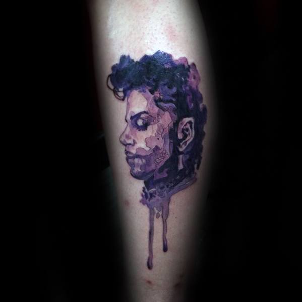 50 Prince Tattoo Designs für Männer - Musiker Tinte Ideen  