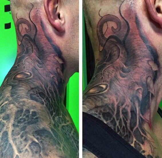 90 Dämon Tattoos für Männer - Devilish Exterieur Design-Ideen  