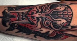 50 traditionelle Teufel Tattoo Designs für Männer - Old School-Ideen  