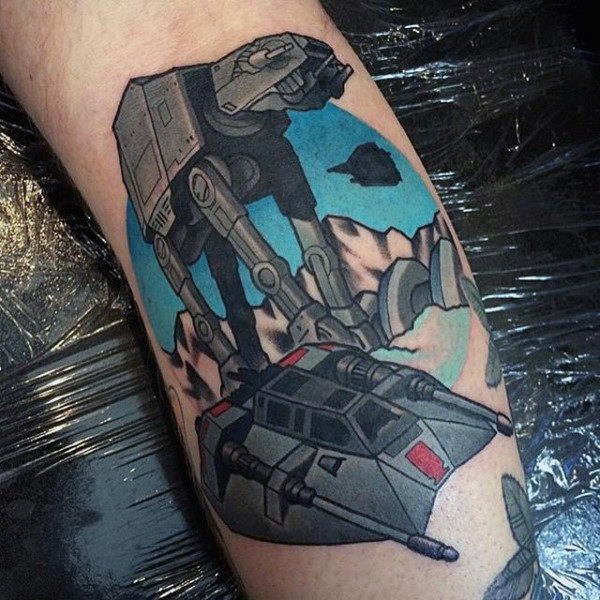 100 Star Wars Tattoos für Männer - Masculine Ink Design-Ideen  