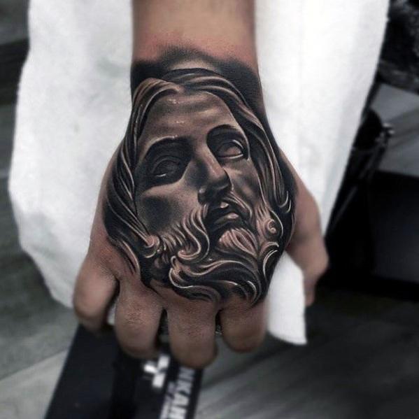 60 3D Jesus Tattoo Designs für Männer - religiöse Tinte Ideen  