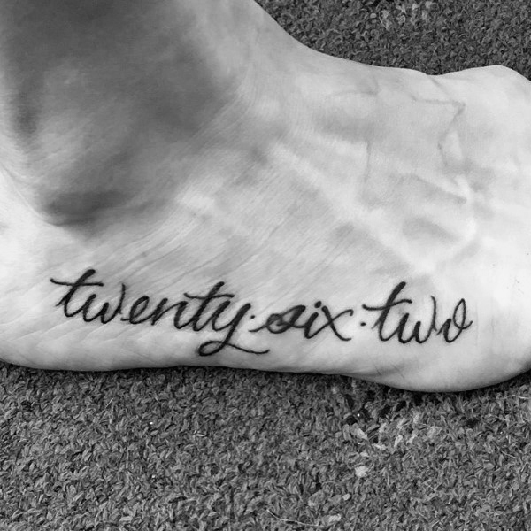 Top 40 der besten 26,2 Tattoo Designs für Männer - Laufende Marathon Tinte Ideen  