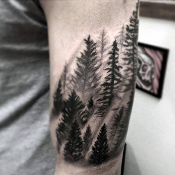 100 Natur Tattoos für Männer - Deep Great Outdoor Designs  