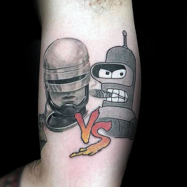 80 Futurama Tattoo Designs für Männer - Animation Ink Ideas  