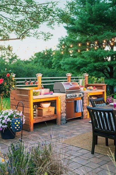 Top 60 besten Outdoor-Küche Ideen - Chef inspiriert Backyard Designs  