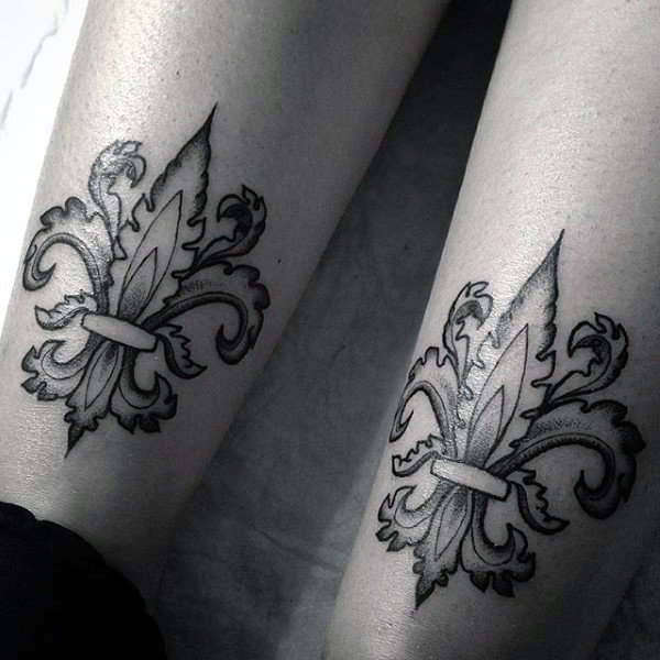 70 Fleur De Lis Tattoo Designs für Männer - stilisierte Lily Ink Ideen  